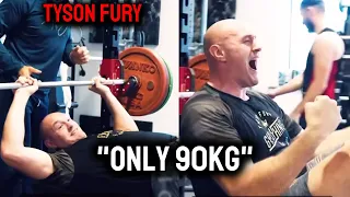"He can only bench 90kg" - Tyson Fury