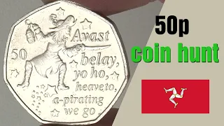 Isle of Man coin hunt!! - 50p coin hunt in the Isle of Man