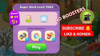 GARDENSCAPES SUPER HARD LEVEL 11862 NO BOOSTERS | MARI MAIN BERSAMA