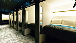 $60 Japan’s SMART POD Capsule Hotel with Electric Bed | THE MILLENNIALS SHIBUYA