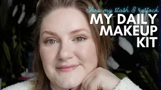 RESETTING MY DAILY MAKEUP KIT & WHY I DONT BELIEVE IN PERFECT MAKEUP (shop my stash)