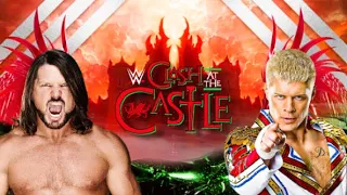 WWE 2K23 - CLASH AT THE CASTLE Match Card - Universe Mode