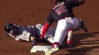 MIN@CLE: Perez nabs Dozier after call overturned