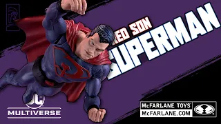 McFarlane Toys DC Multiverse Red Son Superman Figure Review