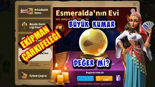 Rise of Kingdoms | ESMERALDA'NIN EVİ OYNAMAYA DEĞER Mİ? EKİPMAN ÇARKIFELEĞİ