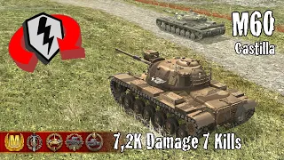 M60  |  7,2K Damage 7 Kills  |  WoT Blitz Replays