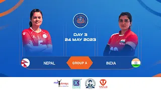 Nepal vs India - M11 : CAVA Women's Challenge Cup 2023 (नेपाल विरुद्ध भारत)