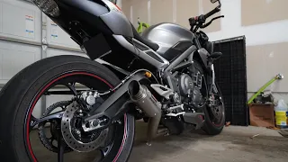 2021 Triumph Street Triple RS | Racefit Exhaust Install