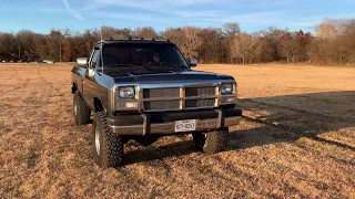 First Gen Truck For Sale - 1992 W250 Cummins 4x4 Dodge Ram