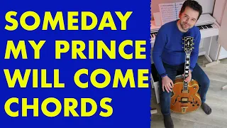 🔴Someday my prince will come chords lesson 🎸