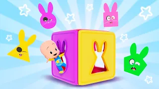 Learn the shapes with Cuquín and Ghost's color cube  and more learning along with Cuquin!!