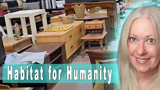 Thrift at HABITAT FOR HUMANITY ReStore for Resale! Thrift With Me for Home Decor & Furniture