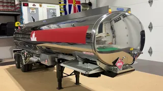 Tamiya tanker trailer, converted to Petro Canada. Final build