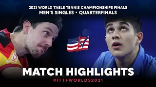 Timo BOLL vs Kanak JHA | MS QF Highlights | #ITTFWorlds2021