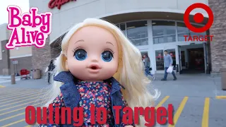 BABY ALIVE Emmas Outing To Target Shopping For Toys