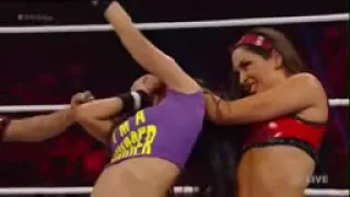 WWE RAW, 30 03 15  AjLee & Naomi & Paige Vs  The Bella Twins & Natalia, Español   Latino   YouTube