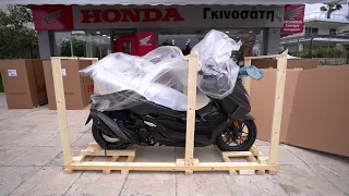 Unboxing HONDA FORZA 350 black color 2023