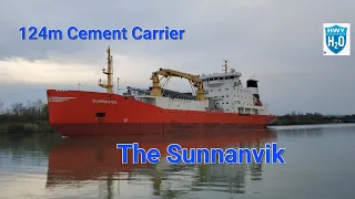 The Sunnanvik sails under the Canadian flag