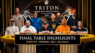 FINAL TABLE Extended Highlights - Event #11 $100k NLH MAIN EVENT | Triton Poker Series Jeju 2024