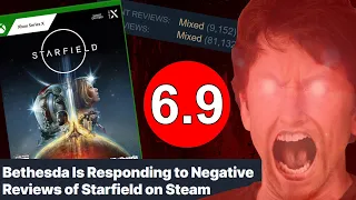 Bethesda BLAMES Fans for Starfield Backlash | New Low Gaslighting Fans Over Negative Steam Reviews