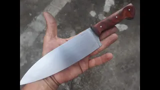 Fabricação de faca artesanal - Do início ao fim