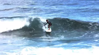 6 year old surfing (Blue Earth and Fox Boards)