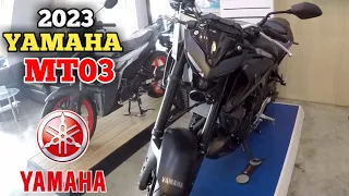 Pinaka astig na 300cc naked bike ng Yamaha, 2023 Yamaha MT03 Midnight Black