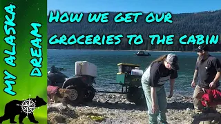 How we get groceries to our off grid island in Alaska