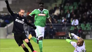 Saint-Etienne 1-1 Inter: Vidic error costs Mazzarri's men