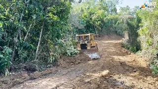 CAT D6R XL Bulldozer Operator Performs Amazing Work In Building Forest Roads