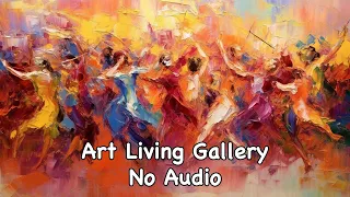 TV Wall Art Slideshow | Dynamic Expressions: Action Painting Abstract (No Sound)