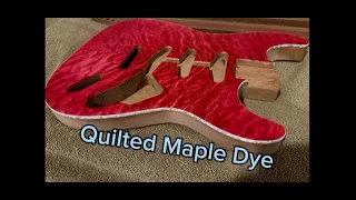 Quilted Maple Dye