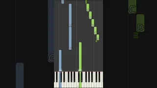 BabyTV Night Series Intro Theme Piano Tutorial #shorts #shortvideo #shortsvideo #shortsfeed #tiktok