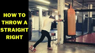 How to throw a perfect straight right hand - Boxing fundamental