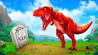 R I P Mother Trex - Baby Dino Takes Revenge on Black Dinosaur | Dinosaurs Heartwarming Videos