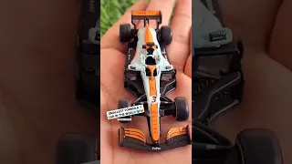 Smallest F1 car in the World MCLAREN F1 🧡💙😍🔥 #diecastcars #hotwheels #tarmacworks #danielricciardo