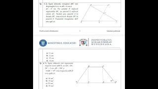 Simulare EN matematică ISJ Hunedoara - aprilie 2024 - Sub. I şi II