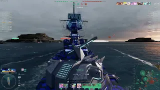 World of Warships: Full Round of T10 KMS Hindenburg (What A Torpedo Dodge)