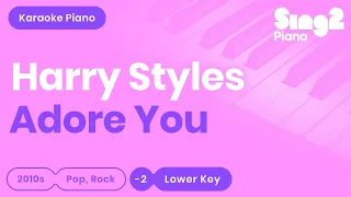 Harry Styles - Adore You (Karaoke Piano) Lower Key