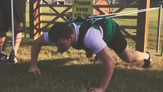 Scrum Body Position with Silverback Harness