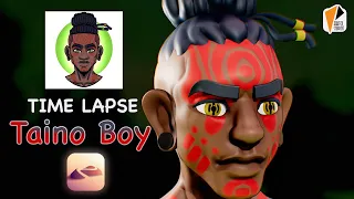 3d Sculpting Taino Boy | Time Lapse | Nomad Sculpt