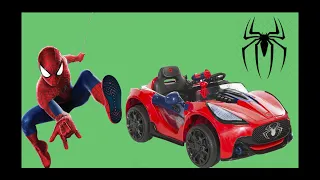 UNBOXING NEW SPIDERMAN Battery-Powered Ride On Super Car 6V Test Drive Playtime Fun Mason R. Toys