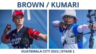 Mackenzie Brown v Deepika Kumari – recurve women gold | Guatemala City 2021 Hyundai World Cup