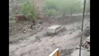 Селевой поток снёс часть села в Дагестане