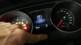 VW Tiguan 2019 обнуление интервала масла и обнуление сервисного интервала.