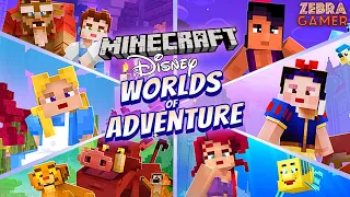 Disney Worlds of Adventure DLC!! - Zebra's Minecraft Fun