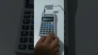 calculadora de mesa com bobina