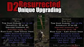 Diablo 2 Resurrected - Upgrade Your Unique & Rare Items To Make Them More Powerful