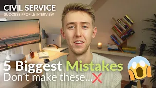 Civil Service Success Profiles Interview 5 Biggest Mistakes (Competency/Strength Based Interview)