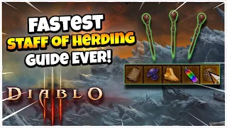 Fastest Staff of Herding Guide Ever Diablo 3 Season 28 Altar Requirement!